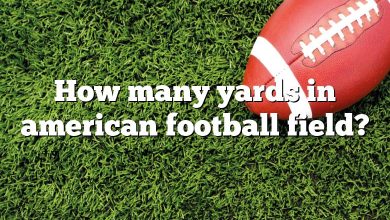 How many yards in american football field?