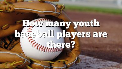 How many youth baseball players are there?