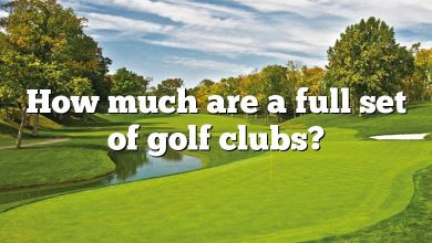 How much are a full set of golf clubs?