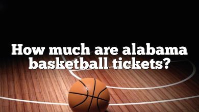 How much are alabama basketball tickets?