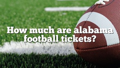 How much are alabama football tickets?