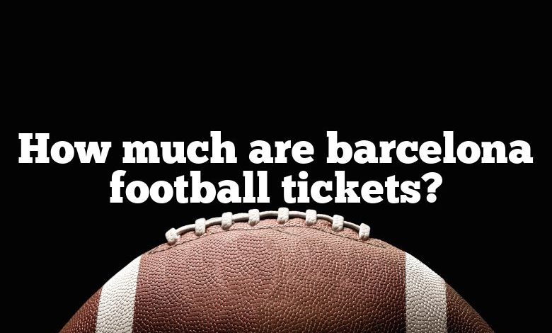 How much are barcelona football tickets?