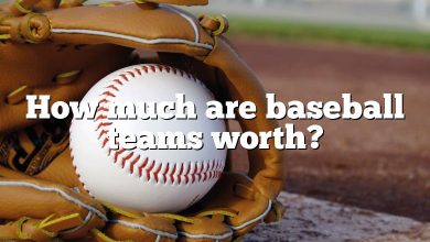 How much are baseball teams worth?