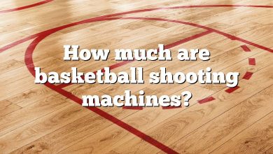 How much are basketball shooting machines?