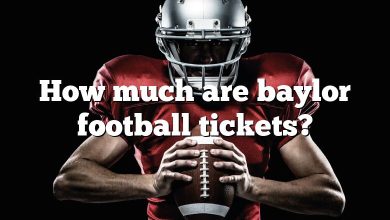How much are baylor football tickets?