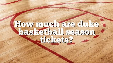How much are duke basketball season tickets?
