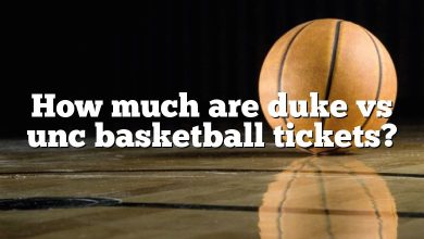 How much are duke vs unc basketball tickets?