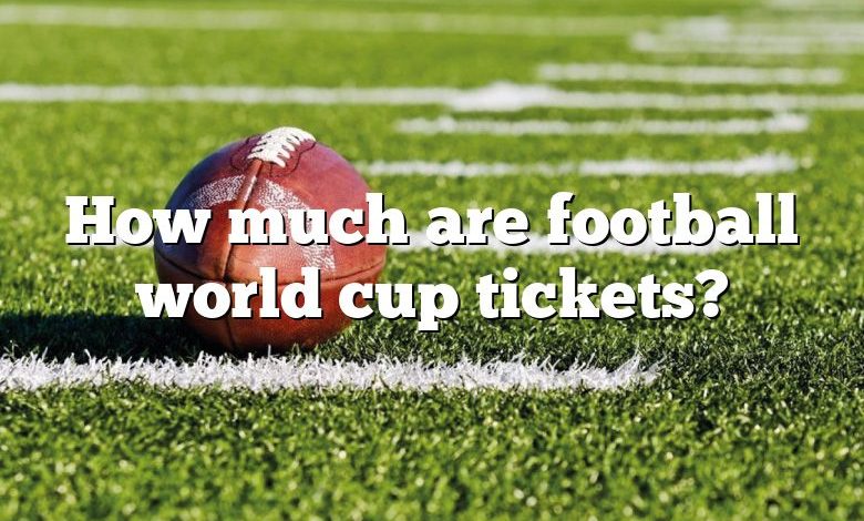 How much are football world cup tickets?
