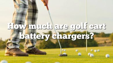 How much are golf cart battery chargers?