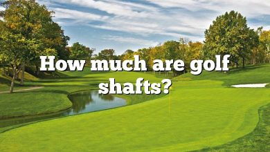 How much are golf shafts?