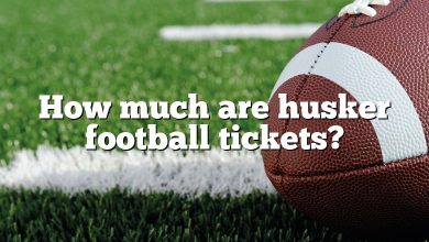 How much are husker football tickets?