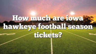 How much are iowa hawkeye football season tickets?