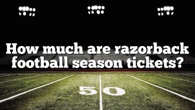 How much are razorback football season tickets?