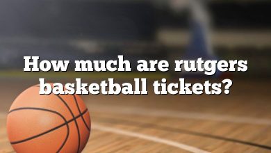 How much are rutgers basketball tickets?