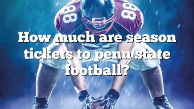 How much are season tickets to penn state football?