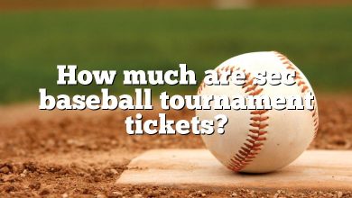 How much are sec baseball tournament tickets?