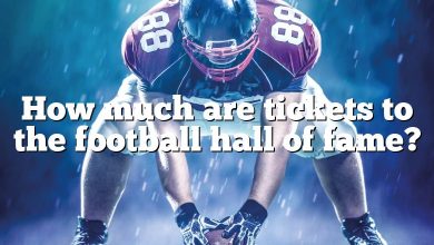 How much are tickets to the football hall of fame?