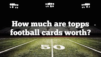 How much are topps football cards worth?