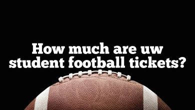 How much are uw student football tickets?