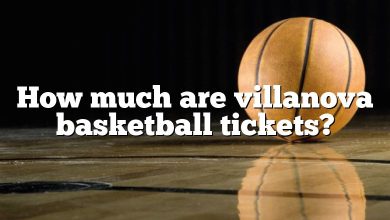 How much are villanova basketball tickets?