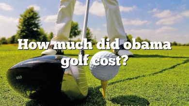 How much did obama golf cost?