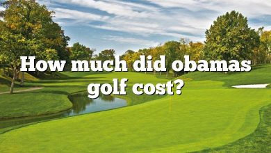 How much did obamas golf cost?