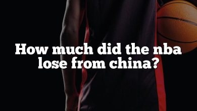 How much did the nba lose from china?