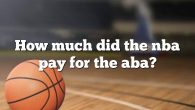 How much did the nba pay for the aba?