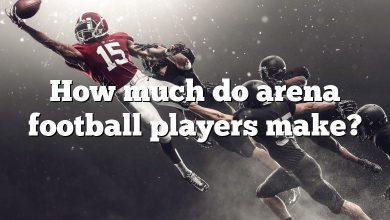 How much do arena football players make?