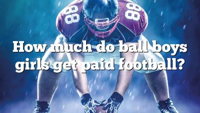 How much do ball boys girls get paid football?