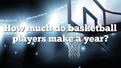 How much do basketball players make a year?