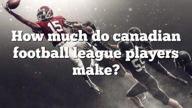 How much do canadian football league players make?