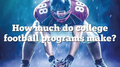 How much do college football programs make?