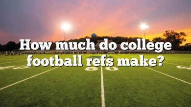 How much do college football refs make?