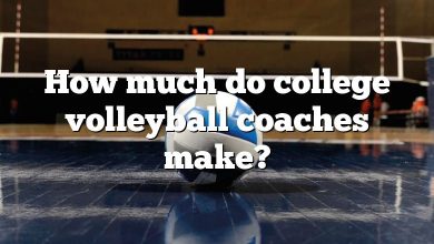 How much do college volleyball coaches make?