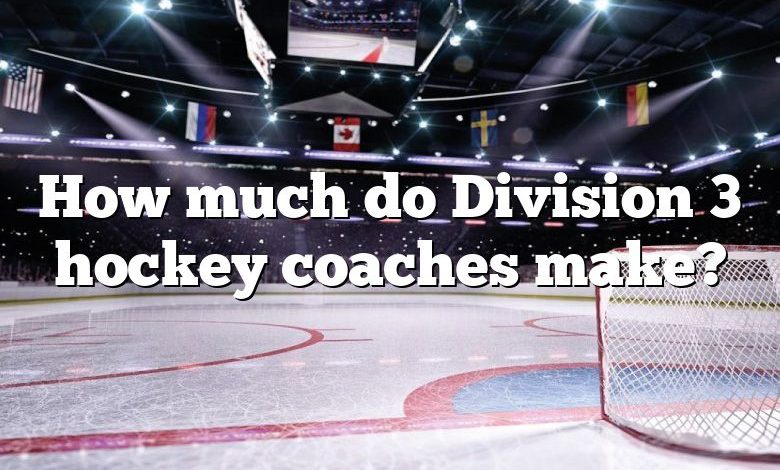 How much do Division 3 hockey coaches make?