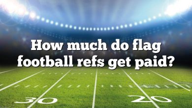 How much do flag football refs get paid?