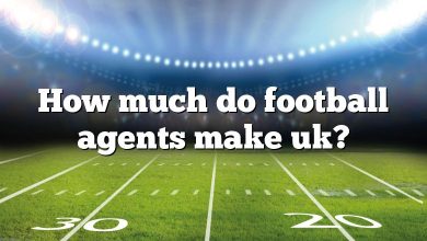 How much do football agents make uk?