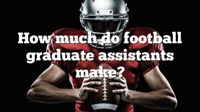 How much do football graduate assistants make?