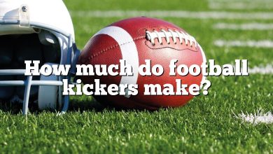 How much do football kickers make?