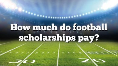 How much do football scholarships pay?