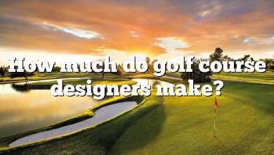 How much do golf course designers make?