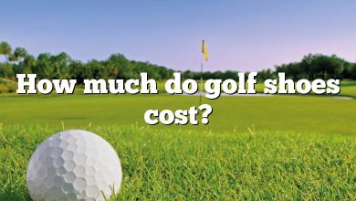 How much do golf shoes cost?