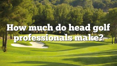 How much do head golf professionals make?