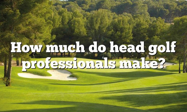 How much do head golf professionals make?