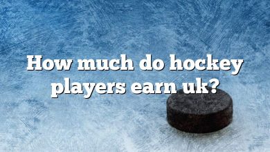 How much do hockey players earn uk?
