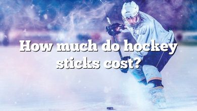 How much do hockey sticks cost?