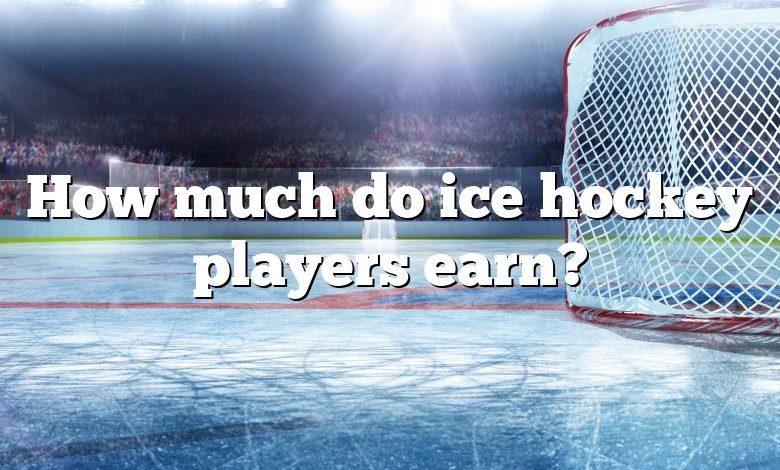 How much do ice hockey players earn?