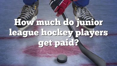 How much do junior league hockey players get paid?