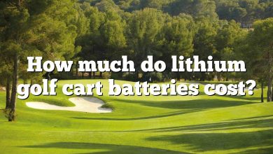 How much do lithium golf cart batteries cost?